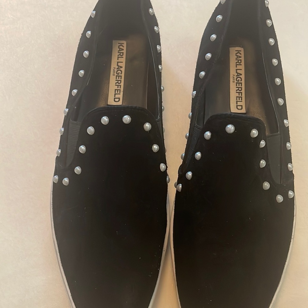 Karl Lagerfeld Suede Sneakers